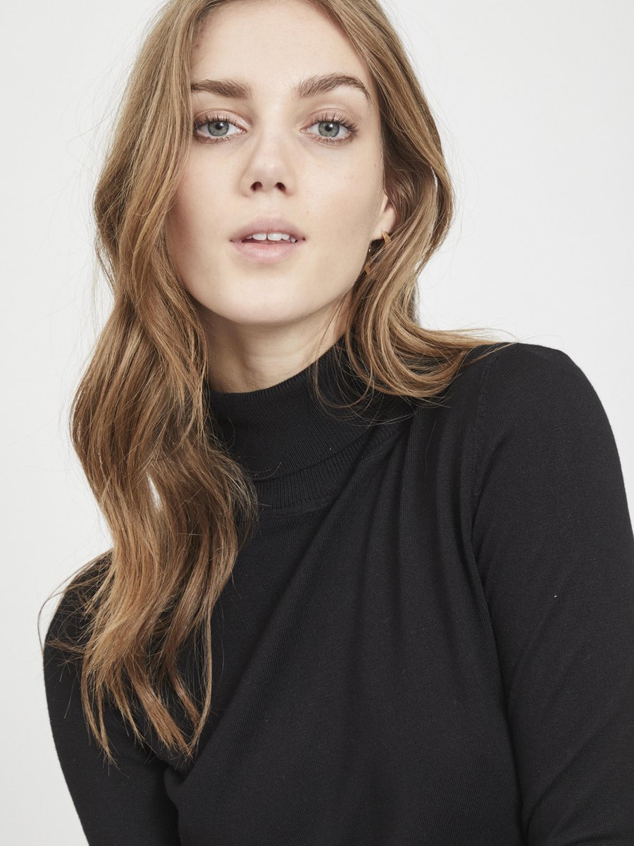 VILA - Maat L - VIBOLONIA ROLLNECK LS KNIT TOP-NOOS Dames Trui