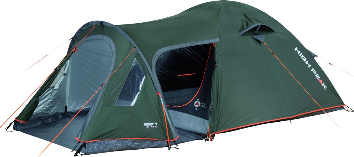 High Peak Kira 4.1 Koepeltent - 4-persoons - bosgroen - 375 x 240 cm