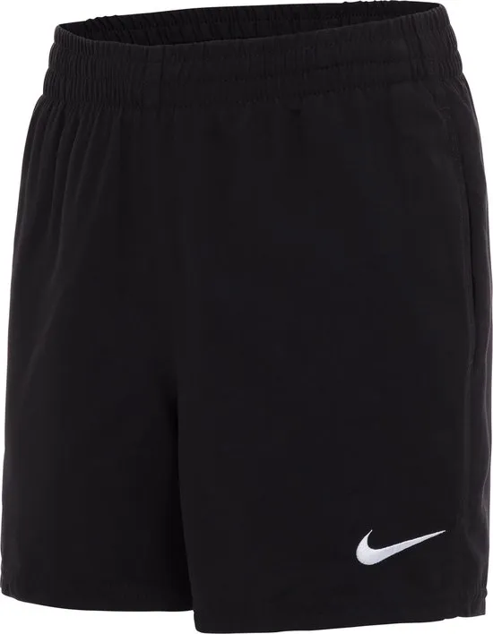 Nike - Maat L (kind) 147-158 -  Swim 4 VOLLEY SHORT Zwembroek - Zwart - Jongens