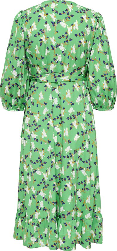 ONLY - Maat XL - ONLOLIVIA 3/4 WRAP MIDI DRESS WVN NOOS Dames Jurk