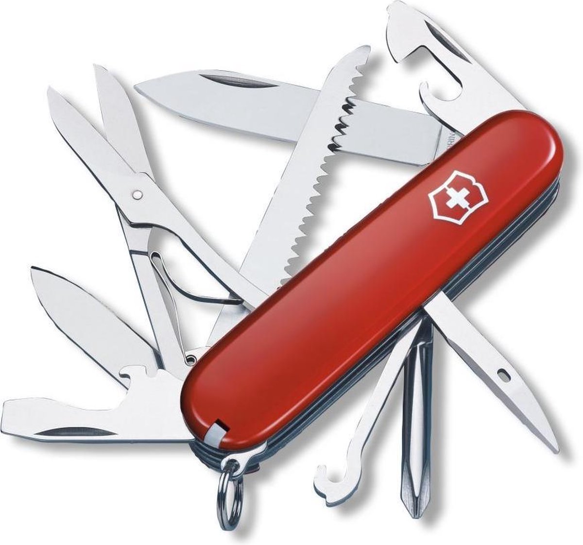 multitool, rood, schaar, mes, zakken-tool