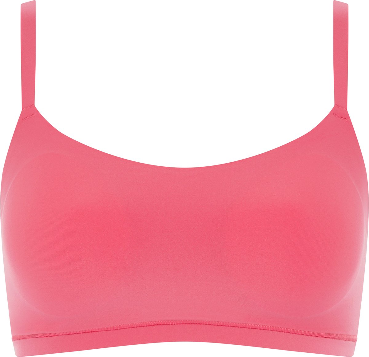 bralette, geel, zonder beugel, stretch, draagbanden