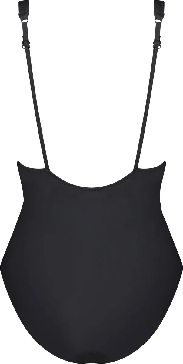 Hunkemöller - maat 38 - Dames Badmode Badpak Luxe - Zwart