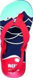 Reef Jonas Claesson Lil Ahi Mountain Wave - Maat 25/26 - Jongens Slippers - Blauw
