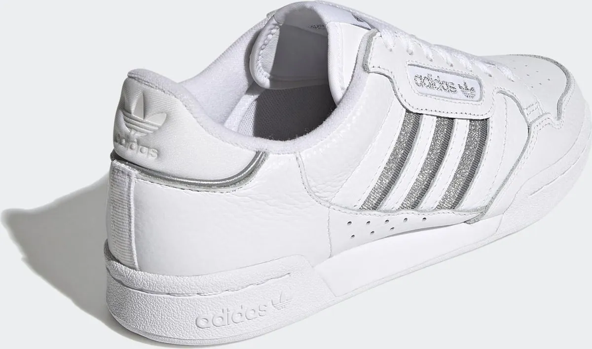 adidas - Maat 36 - Continental 80 Stripes W Dames Sneakers - White/Grey