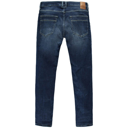 jeans, broek, denim, back pockets, donkerblauw