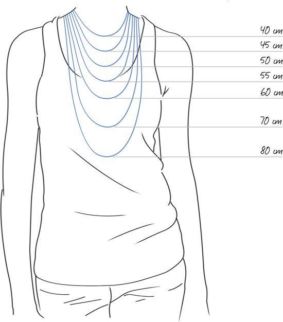 Casa Jewelry Collier Delight - Rosé Verguld - 41cm
