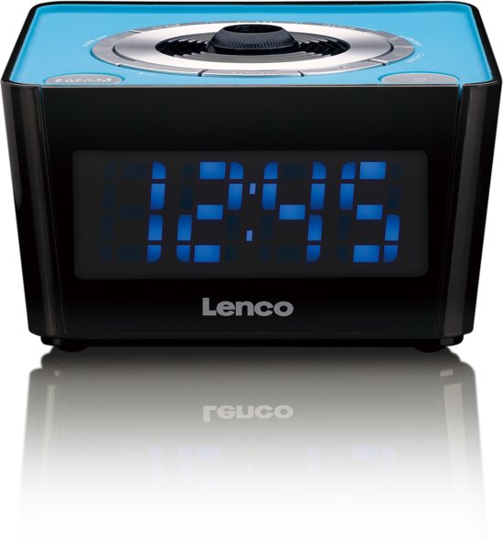Lenco CR-16 - Wekkerradio - Blauw