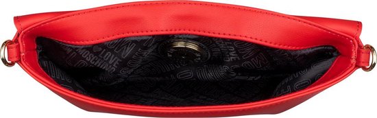 Love Moschino Lettering S Dames Crossbodytas - Rood