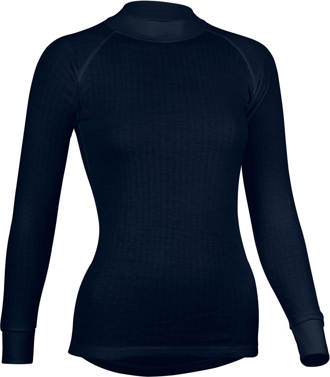 Avento - Maat 40 - Thermoshirt Lange Mouw - Vrouwen - Donkerblauw
