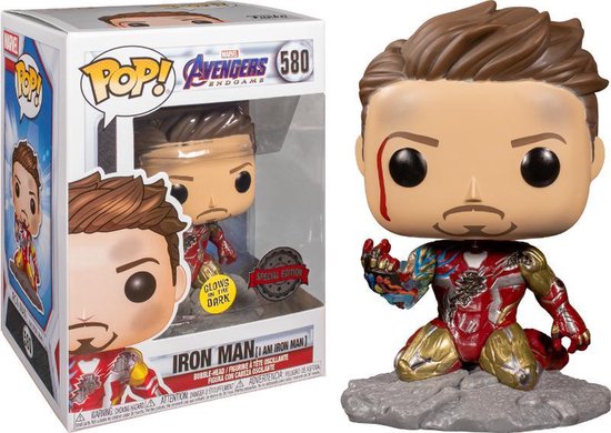 Funko Pop #580 Marvel avengers End Game - Iron Man  Glow in the Dark Exclusive