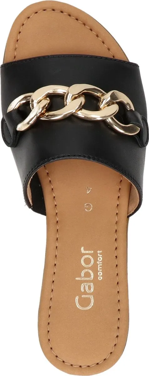 Gabor - Maat 40 - Sandalen zwart