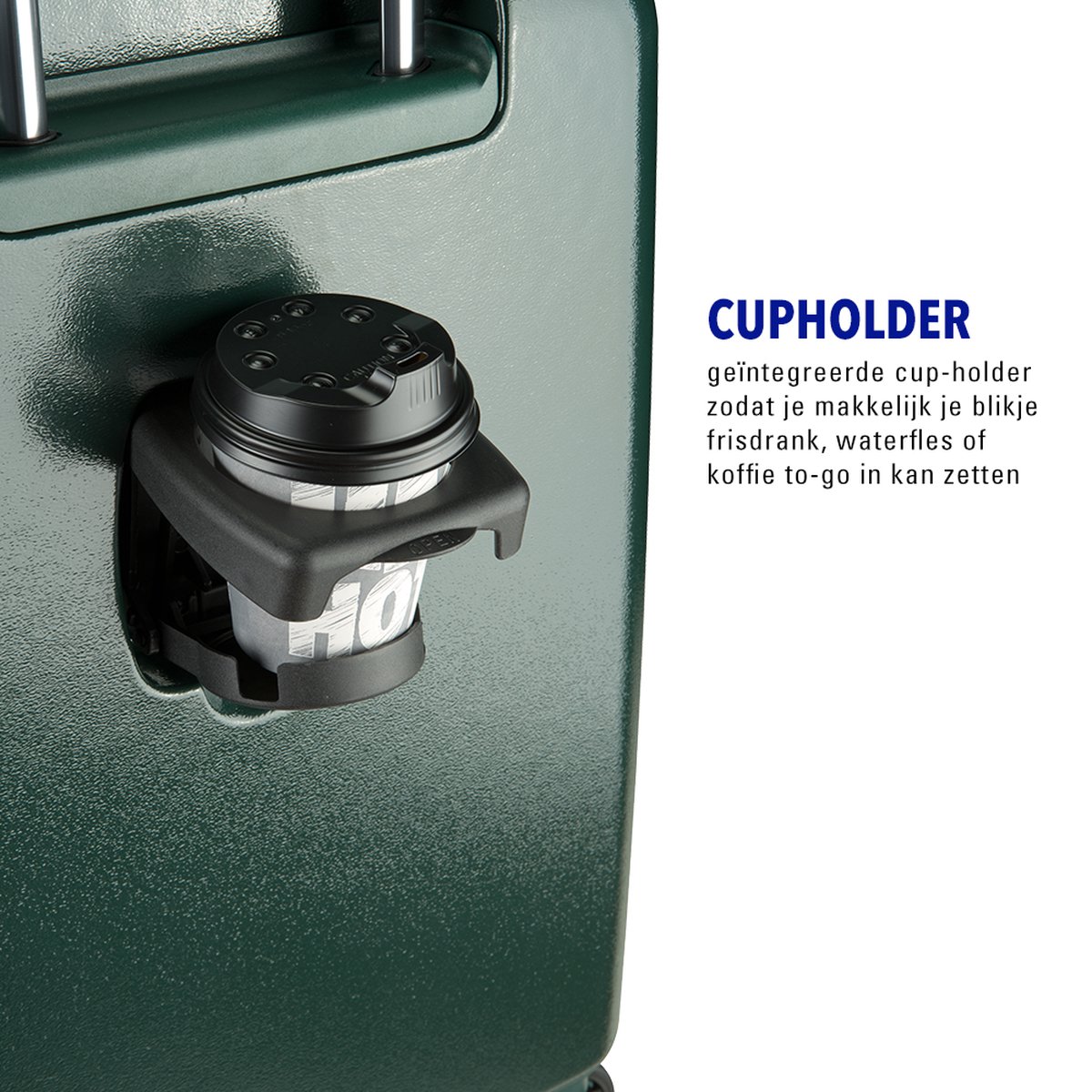 Princess Traveller Harlem - Handbaggage Koffer - Groen - S - 55cm