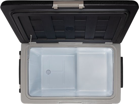 Steamy-E Single Zone Roller Elektrische Compressor Koelbox Op Wielen - Single Zone - 65 liter - 12V en 230V - voor auto en camping - Zwart