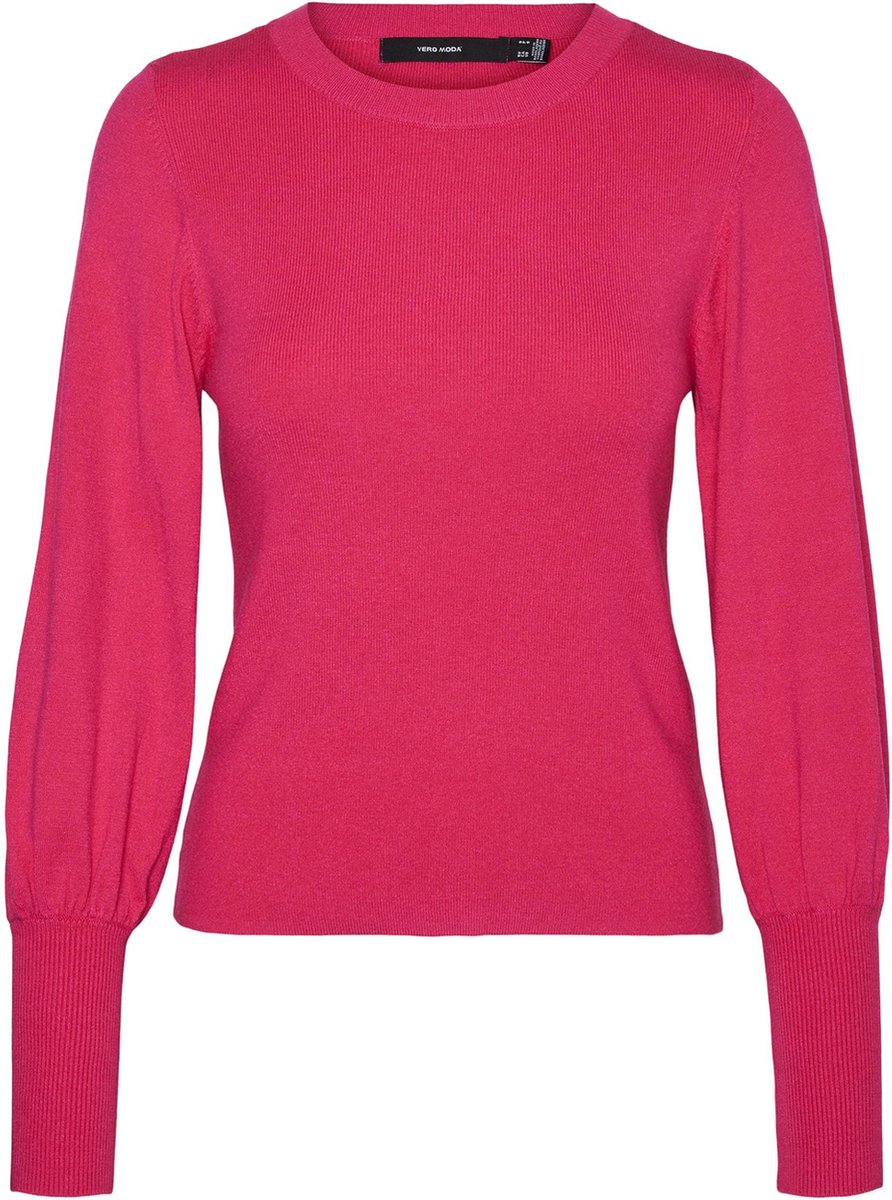 VERO MODA - Maat XL - VMHOLLYKARISPUFF LS O-NECK PULLOV GA BOO Dames Trui
