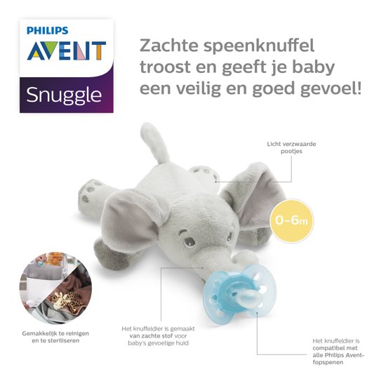 Philips Avent Fopspeen - Olifantje