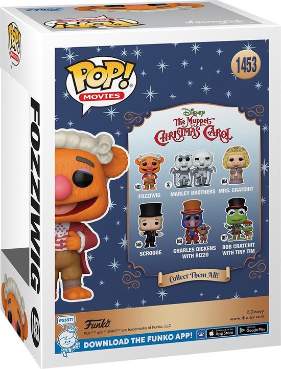 Funko Pop #1453 Funko Fozziwig - The Muppet Christmas Carol Figuur