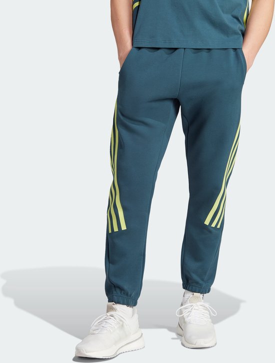 adidas Sportswear Future Icons 3-Stripes Maat  M - Broek - Heren - Turquoise