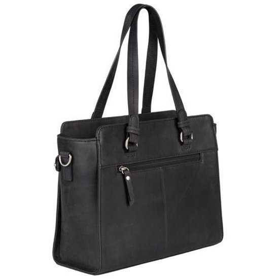 BURKELY Croco Cody Handbag S Handtas - Zwart