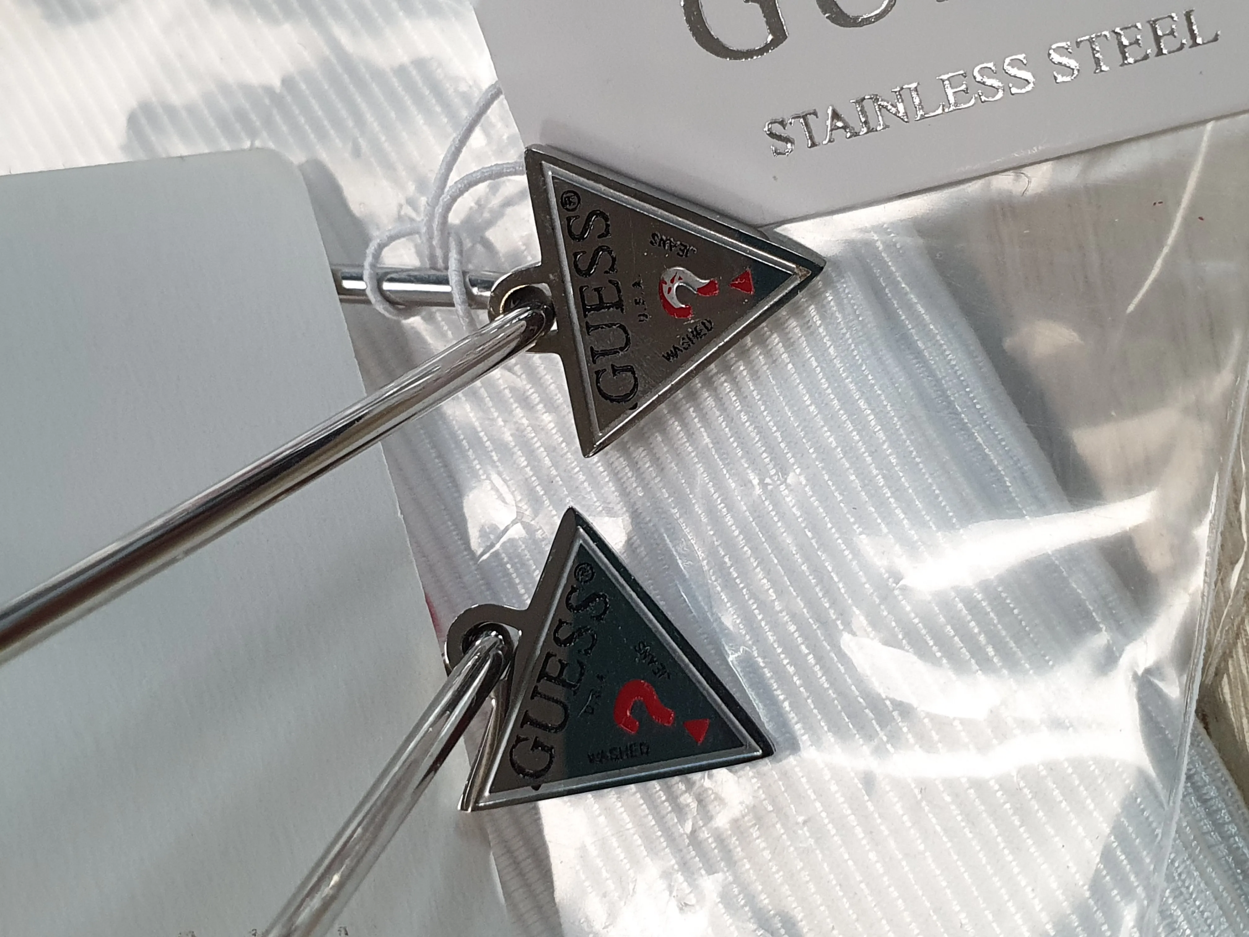 Guess Oorbellen Oorbellen Hula Hoops UBE79058 Zilverkleurig
