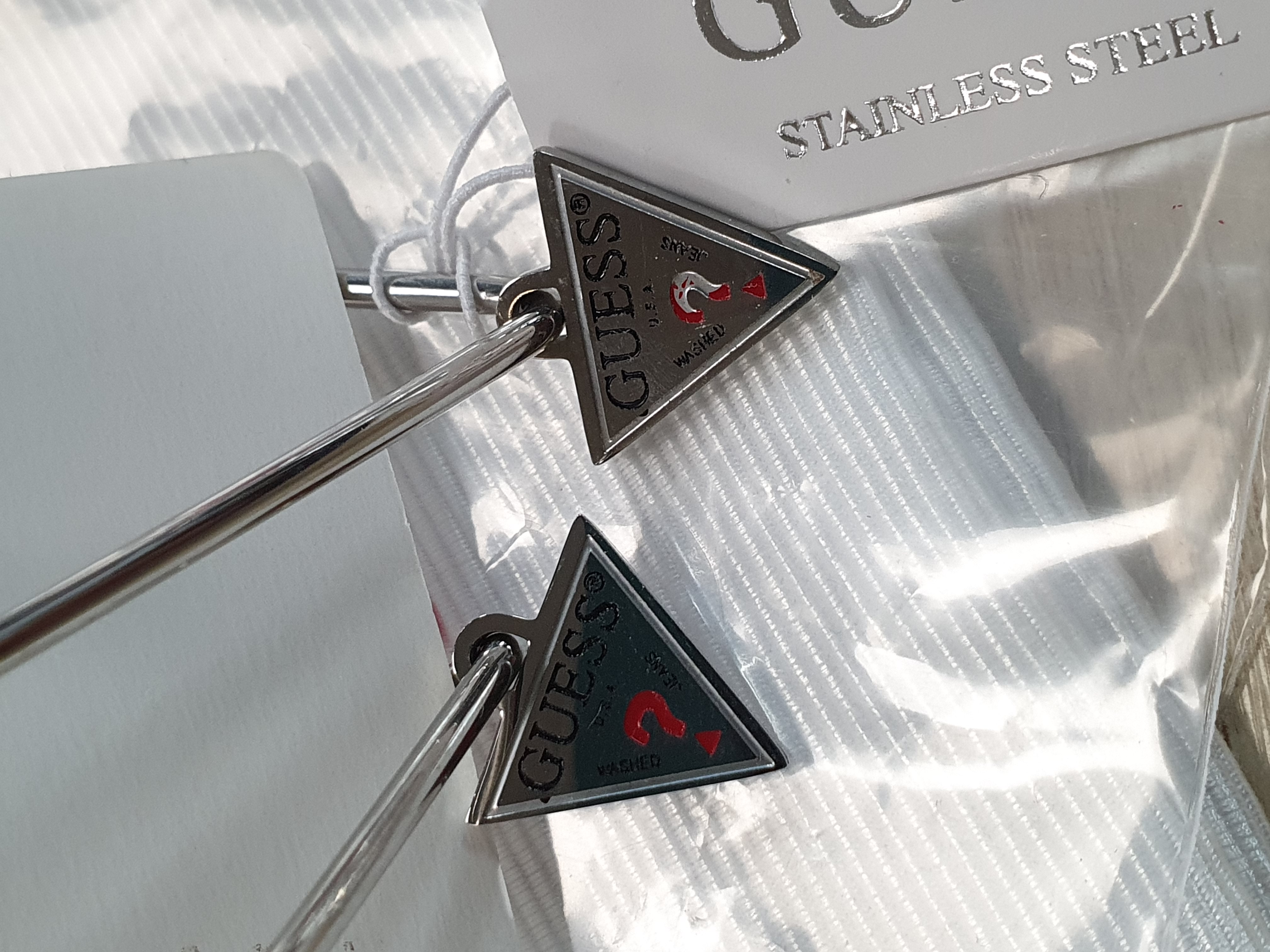 Guess Oorbellen Oorbellen Hula Hoops UBE79058 Zilverkleurig