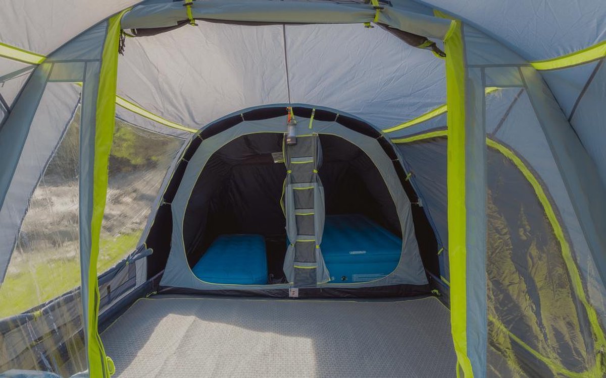Coleman Meadowood 4 kampeertent – familietent 4 persoons – grijs/blauw