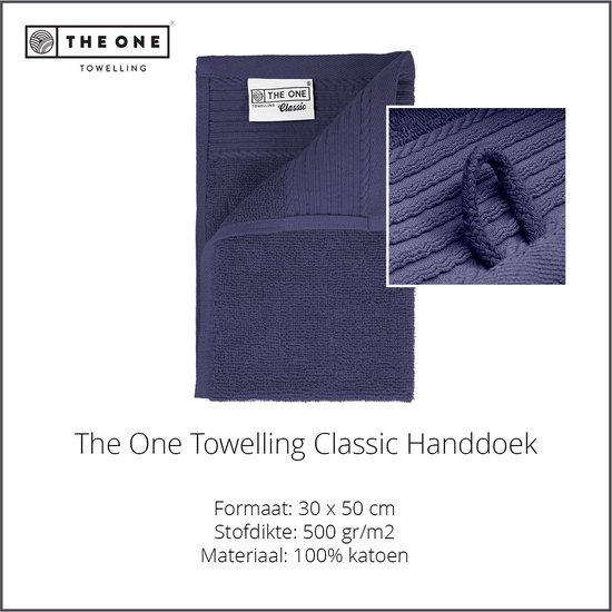 The One Towelling Classic Gastendoek - 30 x 50 cm - Kleine handdoek