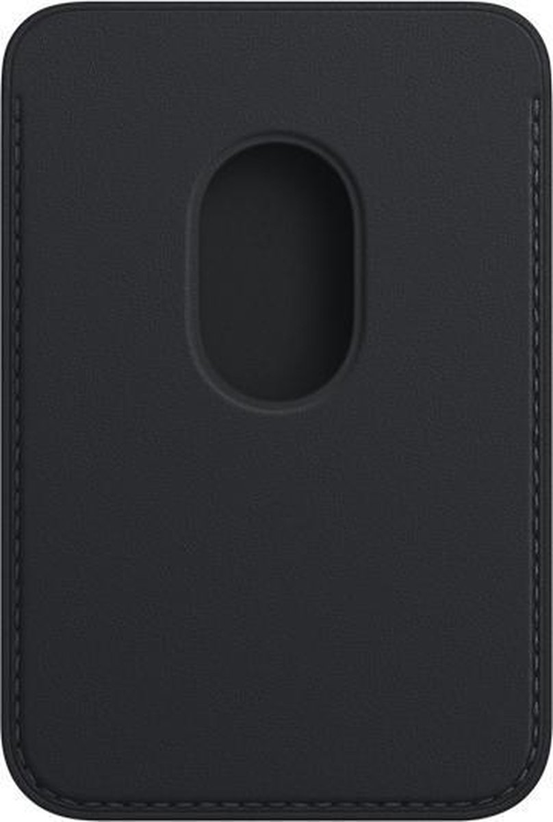 Leren kaarthouder met MagSafe voor iPhone - Middernacht