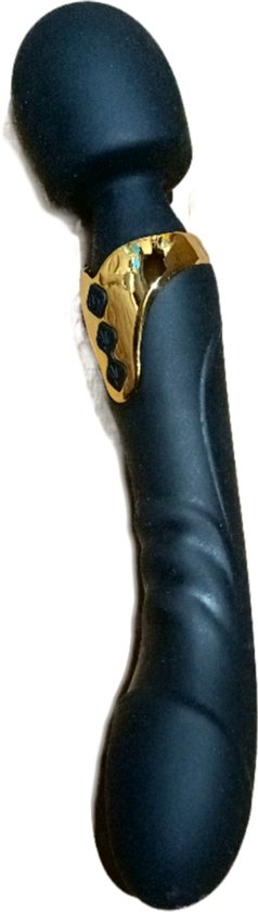 vibrator, adult toy, blue, gold accent, phallus