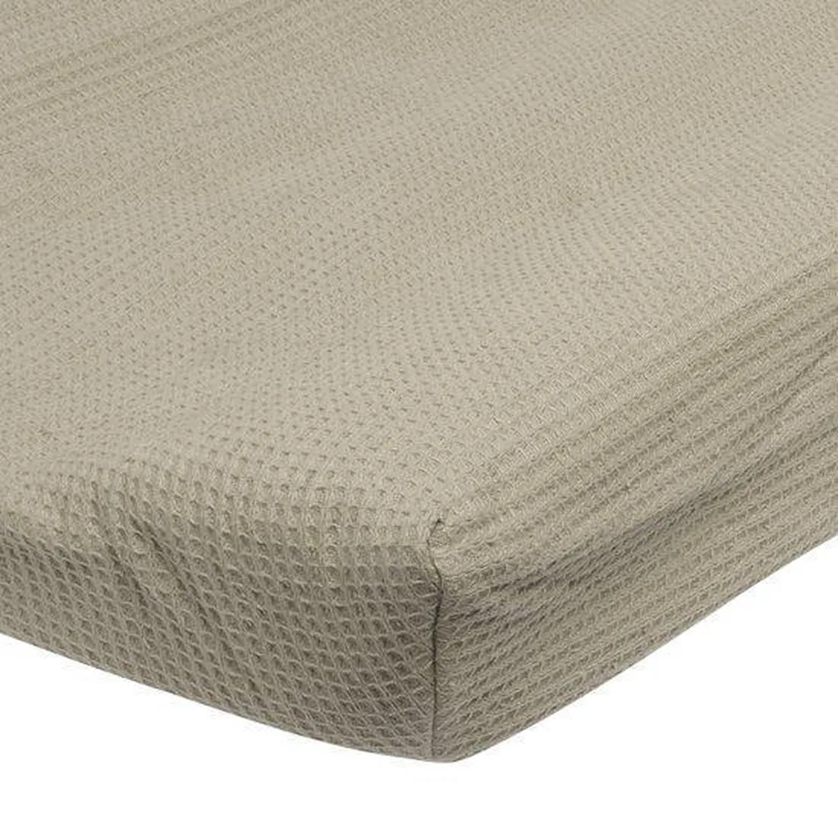 Cottonbaby - Aankleedkussenhoes wafel - bruin