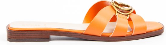 Guess - Maat 36 - Symo Slippers - Dames - Oranje