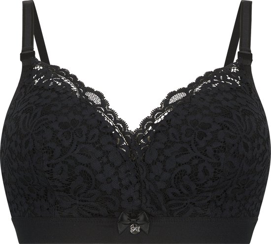 lacy bra, zwart BH, kantenmateriaal?, kantpatroon, band onderband