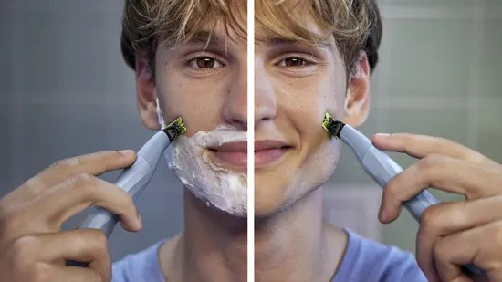 Philips OneBlade First Shave QP1324/30 - Scheerapparaat - Voor de eerste scheerbeurt - Met extra Ant