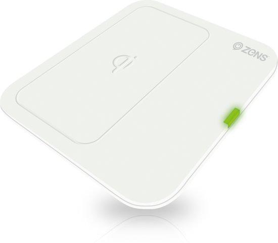 Zens single draadloos laadstation met inductie - wit