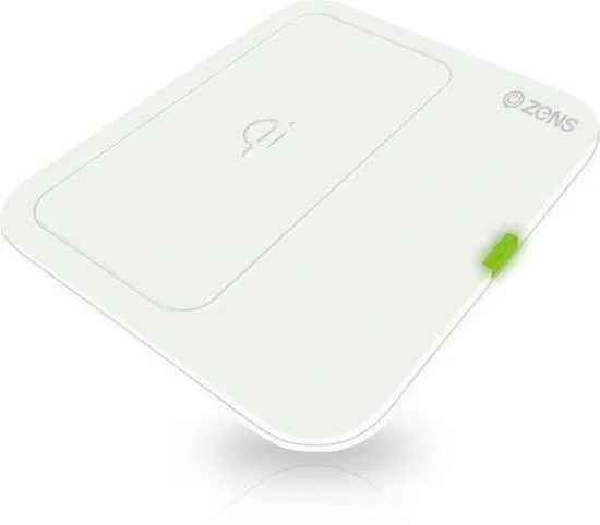 Zens single draadloos laadstation met inductie - wit