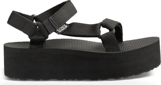 Teva - Maat 39 - FLATFORM UNIVERSAL - Dames Sandalen - Zwart