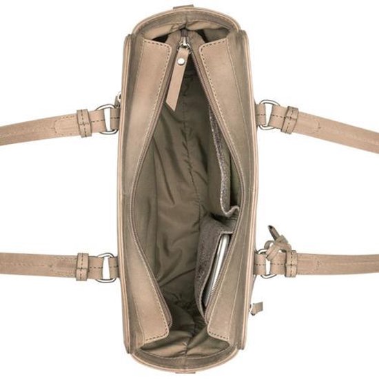 BURKELY Croco Cody Handbag S - Grijs