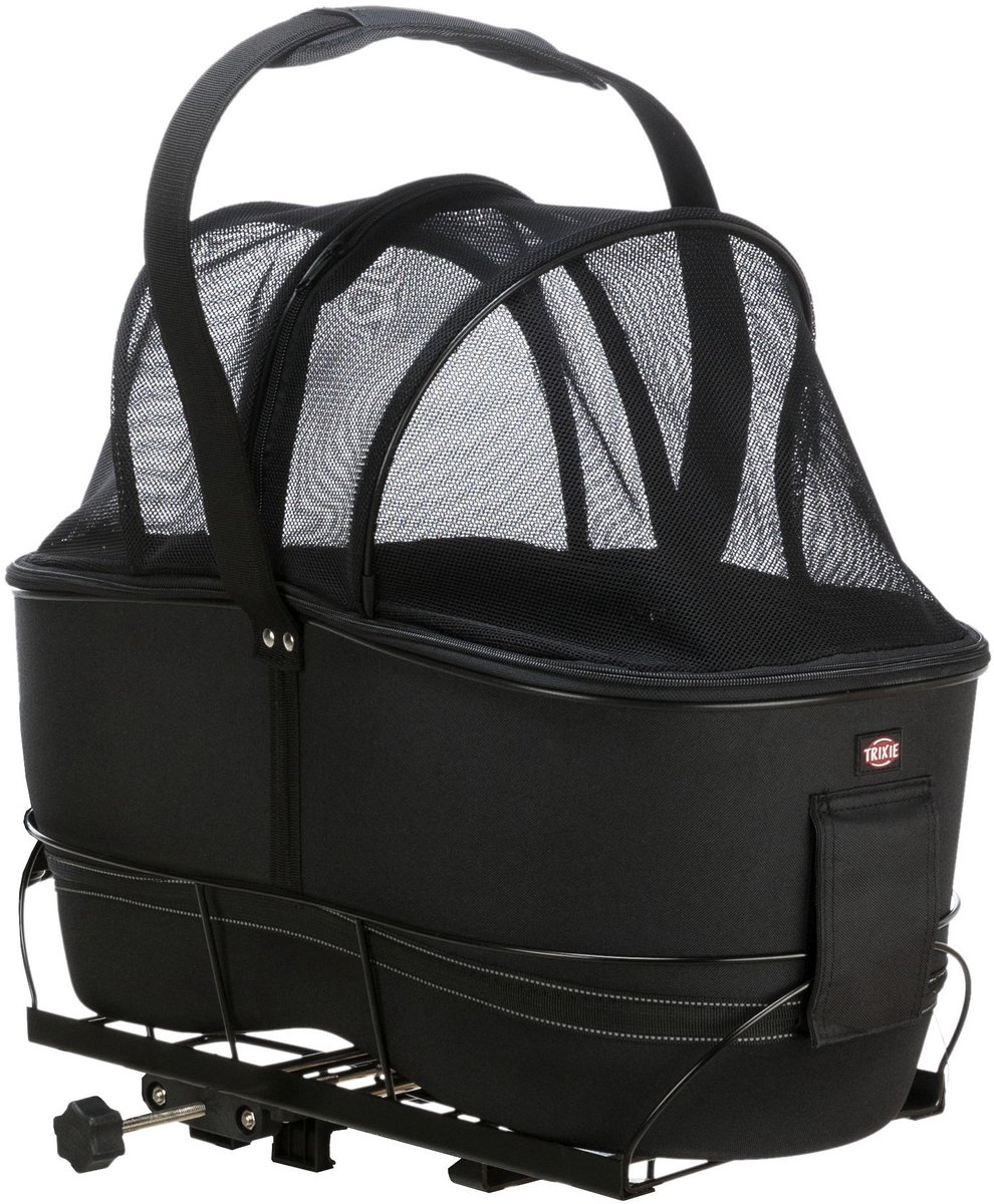 Trixie - Fietsmand Bagagedrager - Breed - Zwart - 60X29X49 cm