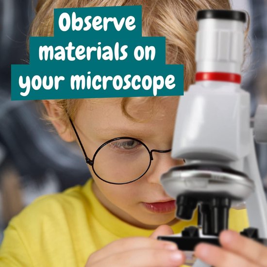 Science4you Microscope Lab - Microscoop voor Kinderen - Compleet met Experimenten & 11 Lab Tools