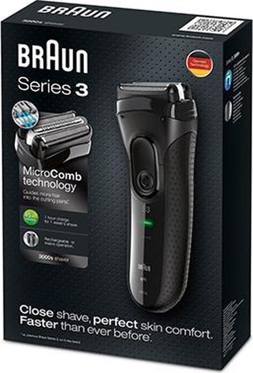 Braun Series 3 ProSkin 3000s - Elektrisch Scheerapparaat