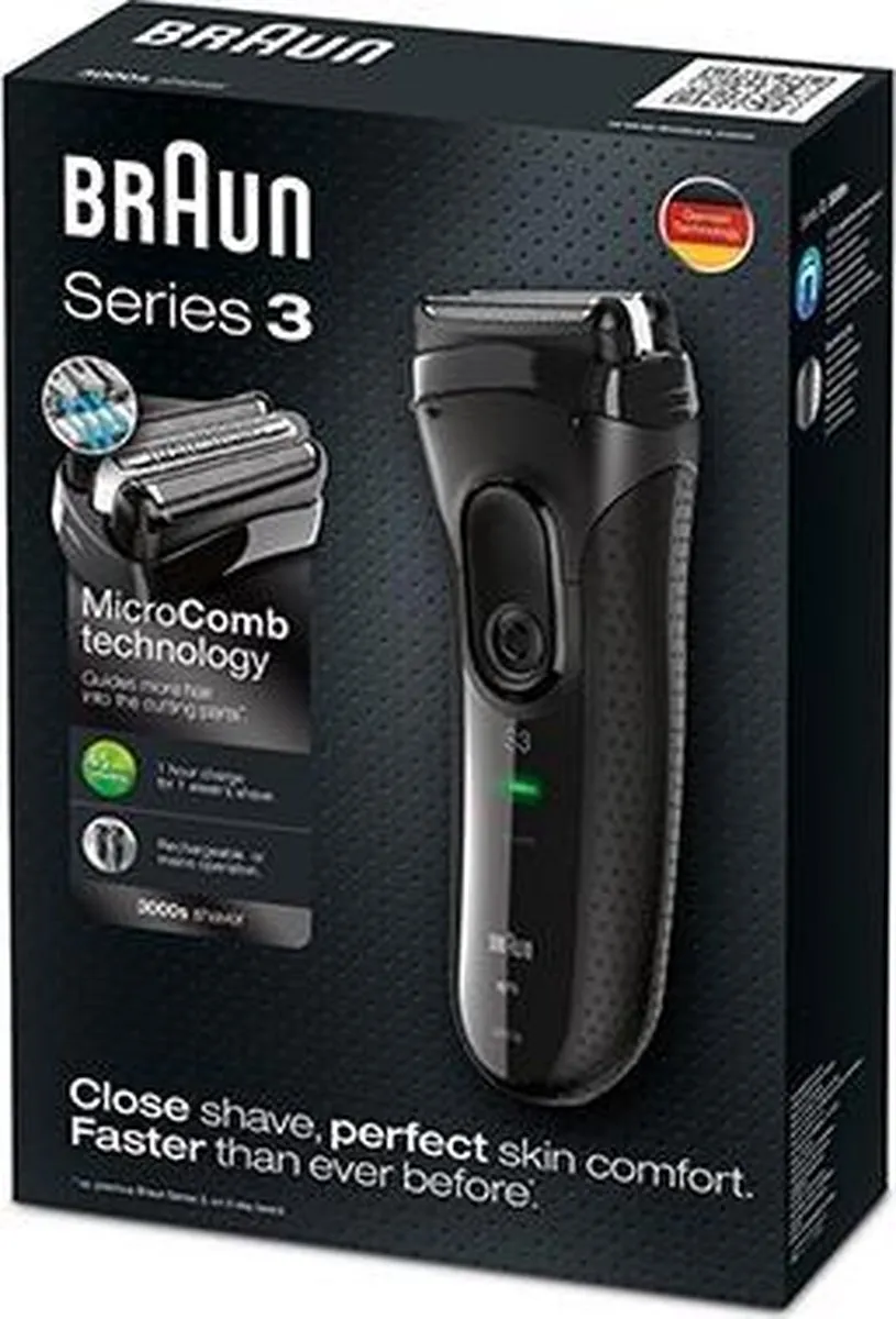 Braun Series 3 ProSkin 3000s - Elektrisch Scheerapparaat