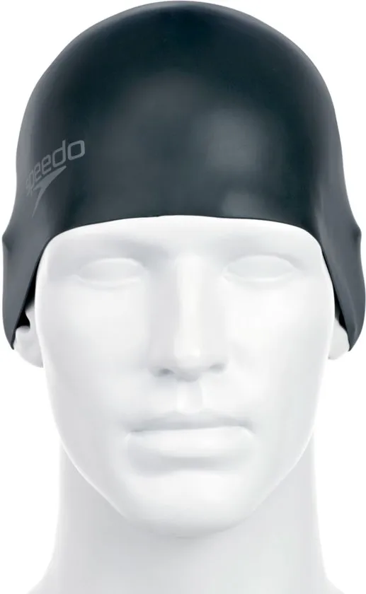Speedo moulded silicone - Badmuts - Volwassenen - black - one size