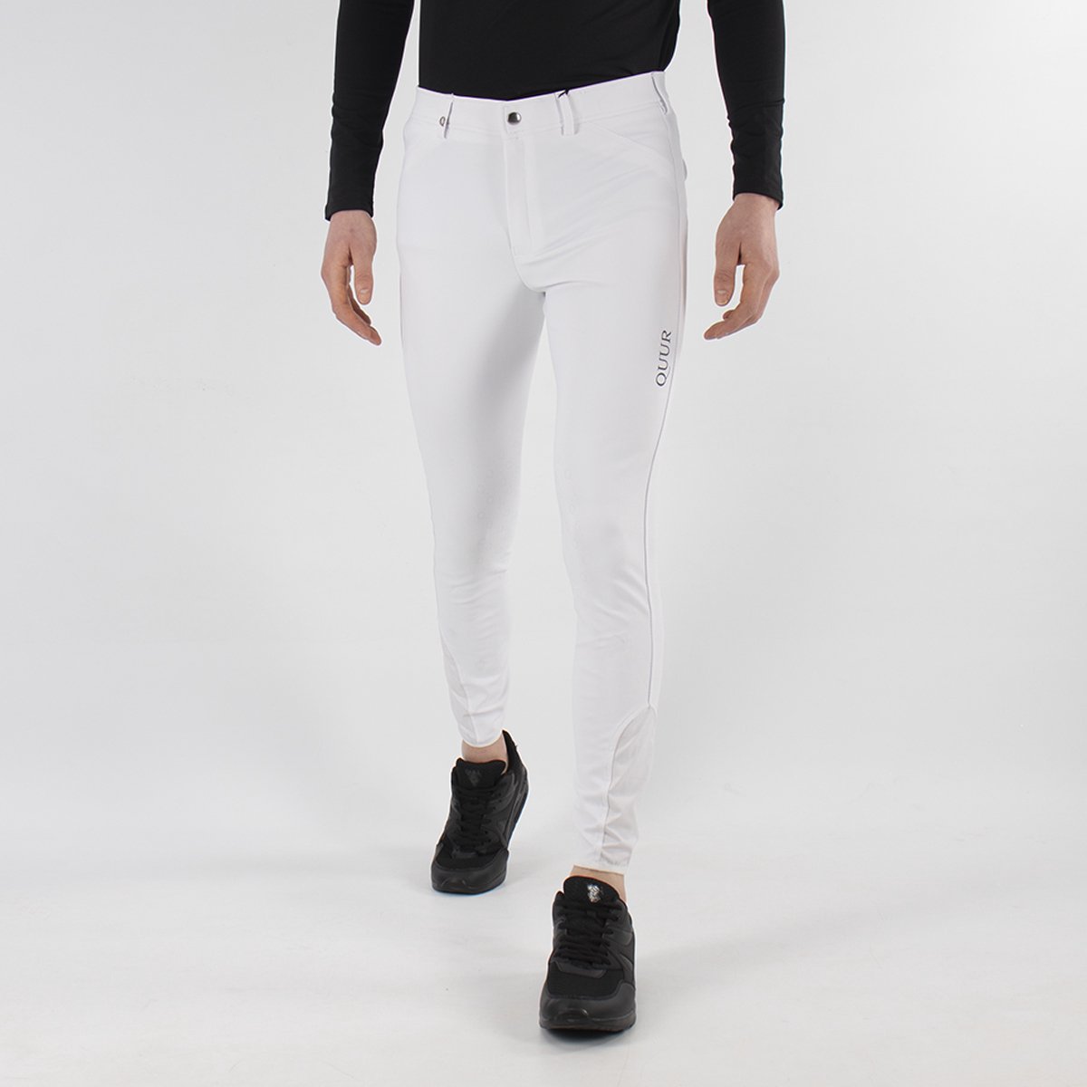 Quur Rijbroek Qhugo Knie Grip Men - White - 48