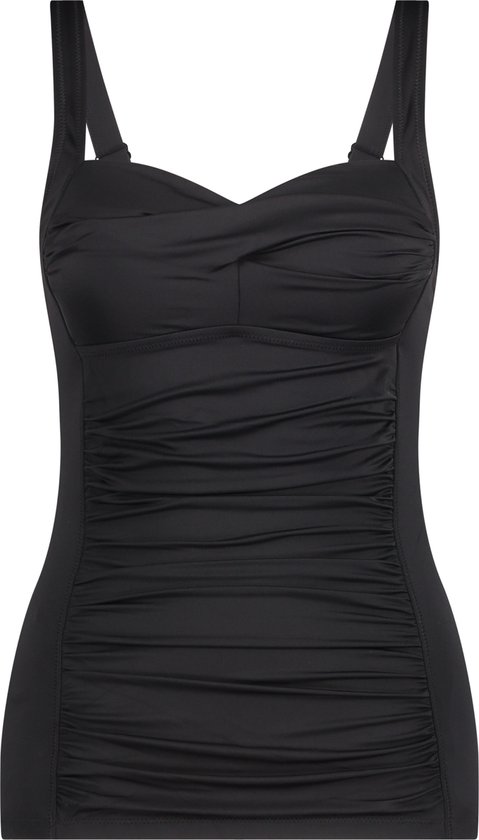Hunkemöller - L - Dames Badmode Tankini Luxe - Zwart