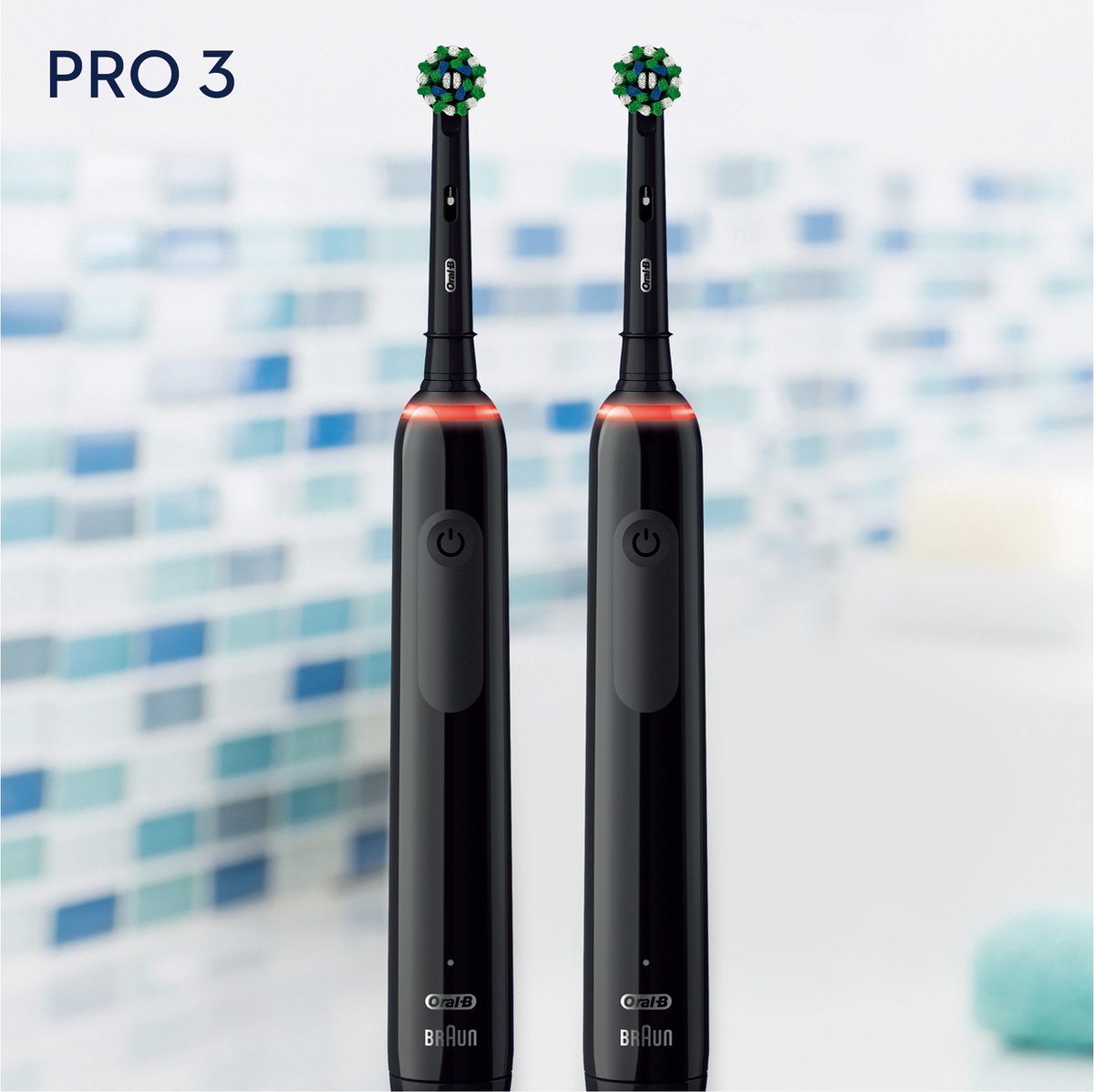 Oral-B Pro 3 3900 - Elektrische Tandenborstels Duoverpakking