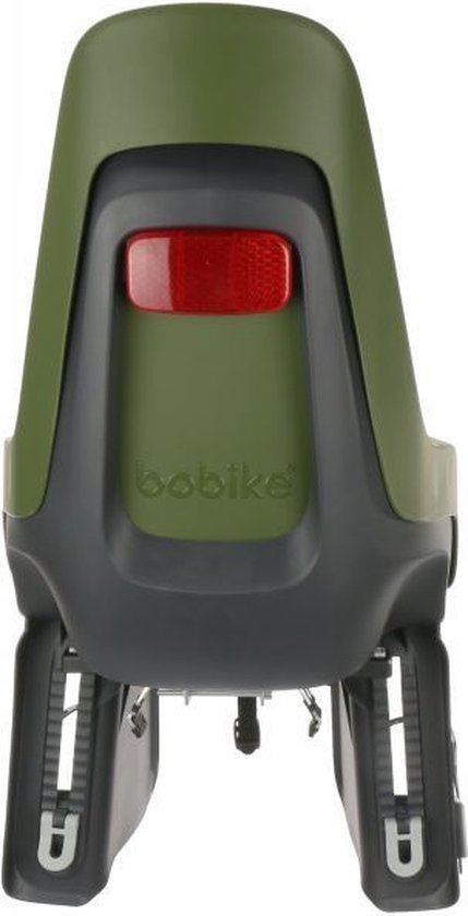 Bobike One Maxi E-BD/bagagedragermontage - Olive Green - fietsstoeltje - kinderzitje - achterzitje - fietszitje - voor achterdrager van een fiets of e-bike