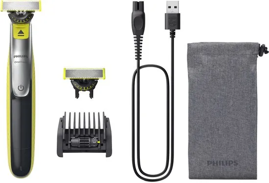 Philips OneBlade 360 Face - QP2734/31 - Trimmer, scheerapparaat en styler in 1