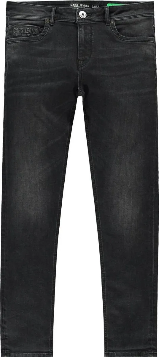 Cars Jeans - Maat 34/32 - Heren DOUGLAS DENIM Regular Fit BLACK USED