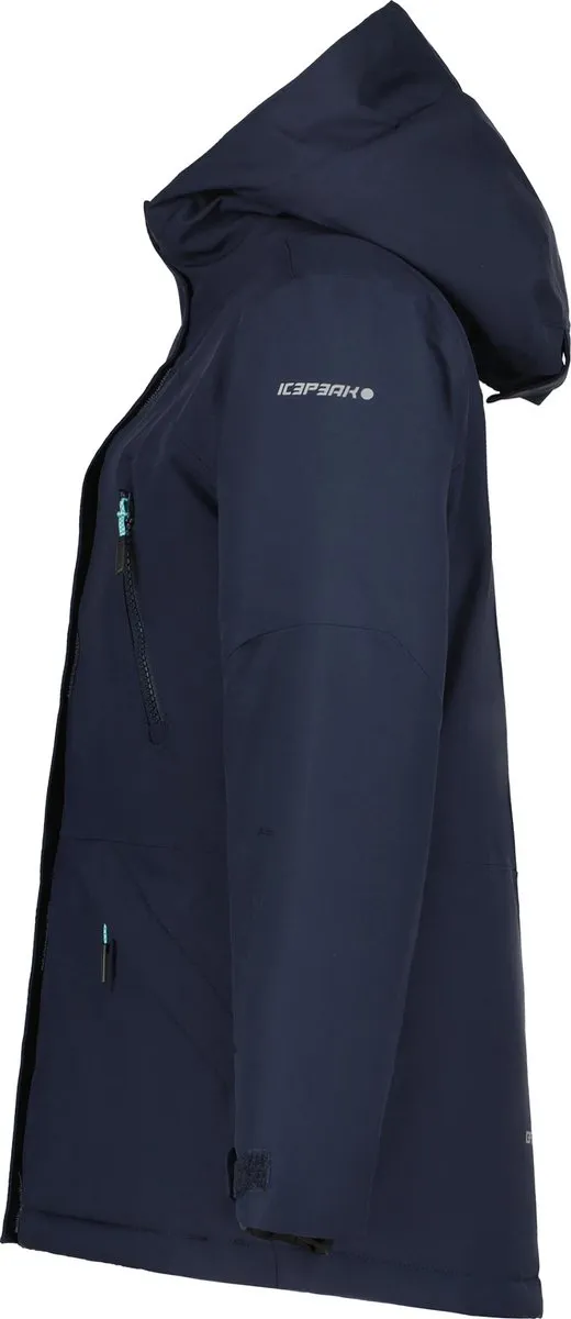 ICEPEAK - Maat 128 - LINGEN JR Jas - Donkerblauw