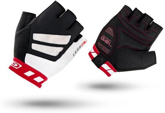 GripGrab WorldCup fietshandschoenen wit/rood Maat M